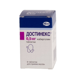 Dostinex, tablets 0.5 mg 8 pcs