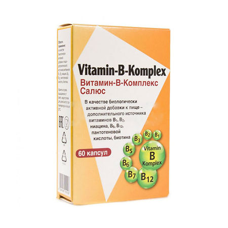 Vitamin B-Complex Salus capsules, 60 pcs.