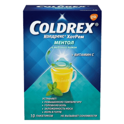 Coldrex HotRem, menthol and honey lemon 5 g sachet 10 pcs
