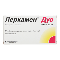 Lercamen Duo, 10 mg+20 mg 28 pcs