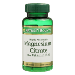 Нэйчес Баунти Цитрат магния с витамином В6 таблетки, 60 шт.