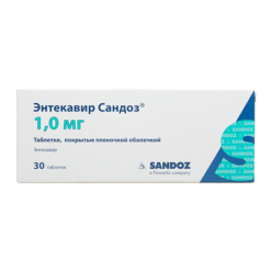 Entecavir Sandoz, 1 mg 30 pcs