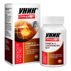 Omega-3 and Coenzyme Q10 capsules, 60 pcs.
