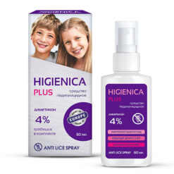 Hygiene Plus pediculicide lotion 60 ml bottle,