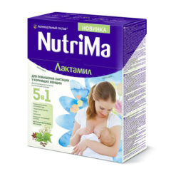 NutriMa Лактамил Молочный напиток для кормящих мам, 350 г