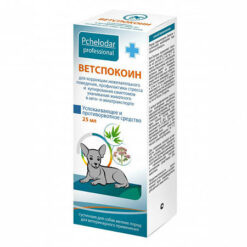 Pchelodar Ветспокоин успокаивающее и противорвотное средство, для собак мелких пород 25мл суспензия