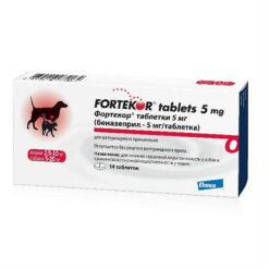 Фортекор таблетки 5 мг для собак 5-20 кг , 14 шт.