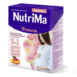 NutriMa Фемилак Молочный напиток для беременных и кормящих Манго, 350 г