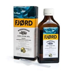 Fjord Norwegian fish oil with lemon flavor, 200ml