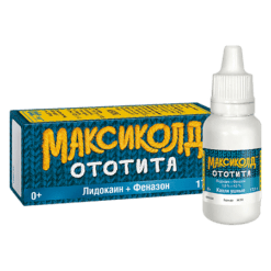 Maxicold Ototita, ear drops 1%+4% 15 ml