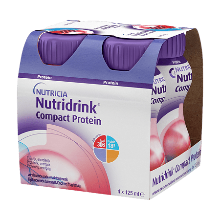 Nutridrink Compact Protein with cooling fruit and berry flavor, 125 ml 4 pcs.