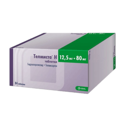 Telmista N, tablets 12.5mg+80 mg 84 pcs