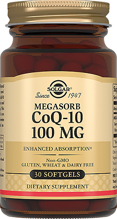 Солгар Коэнзим Q10 100 мг капсулы массой 462 мг, 30 шт.