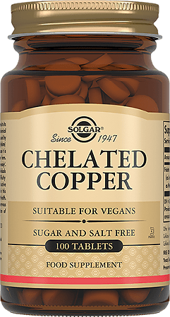 Solgar Chelate Copper Tablets 400 mg, 100 pcs.