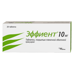 Effient, 10 mg 28 pcs