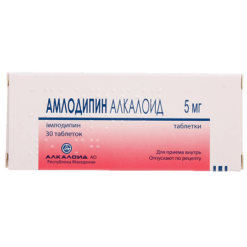 Amlodipine Alkaloid, tablets 5 mg 30 pcs