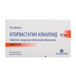 Atorvastatin Alkaloid, 40 mg 30 pcs