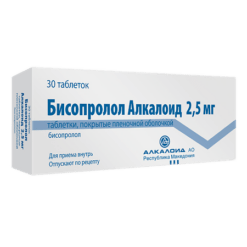 Bisoprolol Alkaloid, 2.5mg 30 pcs.