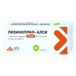 Lisinopril-ALSI, tablets 10 mg 30 pcs