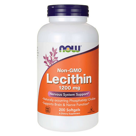 Now Lecithin Granules Лецитин тройная сила 1200 мг капсулы, 200 шт.