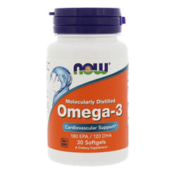 Now Omega-3 Омега-3 1400 мг желатиновые капсулы, 30 шт.