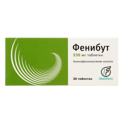 Phenibut, tablets 250 mg 20 pcs