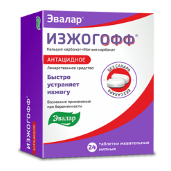 Izjogoff, 680 mg+80 mg mint 24 pcs