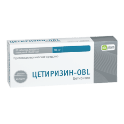 Цетиризин-OBL, 10 мг 20 шт