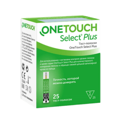 OneTouch Select Plus Test Strips, 25 pcs.