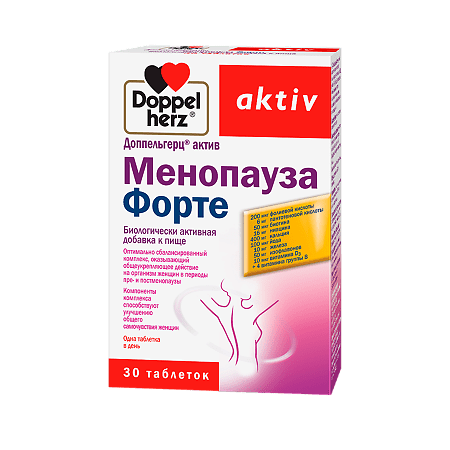 Doppelgerz Aktiv Menopause Forte tablets, 30 pcs.