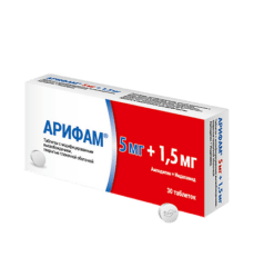 Arifam, 5 mg+1.5 mg 30 pcs