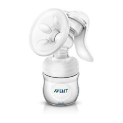 Avent Natural manual breast pump with 125 ml bottle, complete SCF 330/40