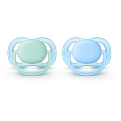 Avent Ultra Air Pacifier 0-6months for baby boy SCF244/20, 2 pcs.