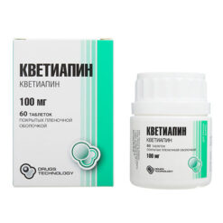 Quetiapine 100 mg, 60 pcs.