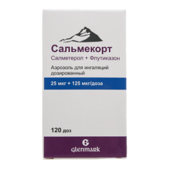Salmecort, aerosol 25 mcg+125 mcg/dose 120 doses
