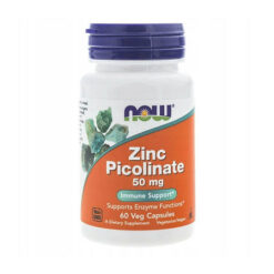 Now Zinc Picolinate Цинка пиколинат 50 мг капсулы вегетарианские, 60 шт.