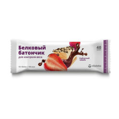 Vitateca Weight Control Protein Bar Strawberry Cheesecake, 40 g