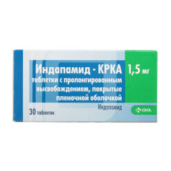 Indapamide-CRCa, 1.5 mg 30 pcs