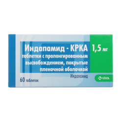 Indapamide-CRCa, 1.5 mg 60 pcs