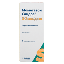 Mometazon Sandoz, 50 mcg/dose 18 g spray