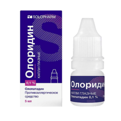 Oloridin, eye drops 0.1% 5 ml