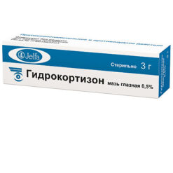 Hydrocortisone, eye ointment 0.5% 3 g
