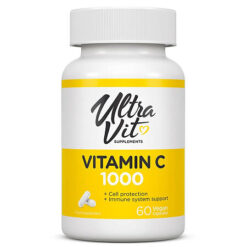 УльтраВит (UltraVit) Supplements Vitamin C 900 мг капсулы массой 1130 мг 60 шт., 60 шт.