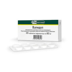 Validol tablets 60 mg, 20 pcs.