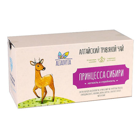 Altaivita травяной чай Принцесса Сибири в пирамидках, 40 г