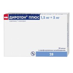 Diroton Plus, 1.5 mg+5 mg 28 pcs