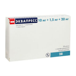 Equapress, 10 mg+1.5 mg+20 mg 28 pcs.