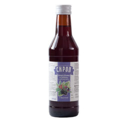 Syrup of hawthorn and rowanberry fruits and vitamin C with fructose, 250 ml