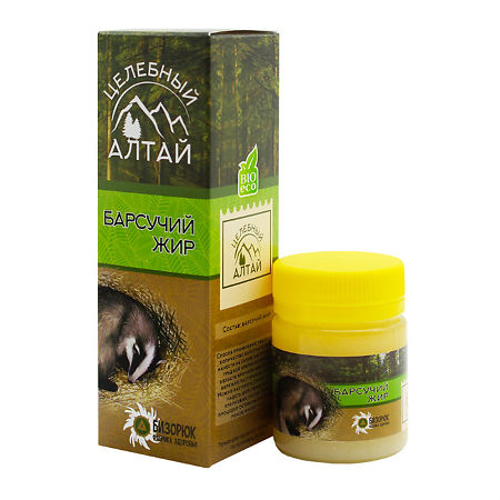 Bisoryuk Healing Altai Badger Fat, 40 ml