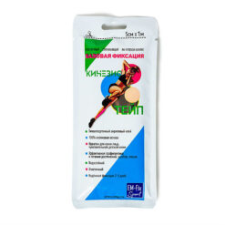 Kinesio-Tape EM-Fix Sport basic fixation beige 5 cm x 1 m, 1 piece